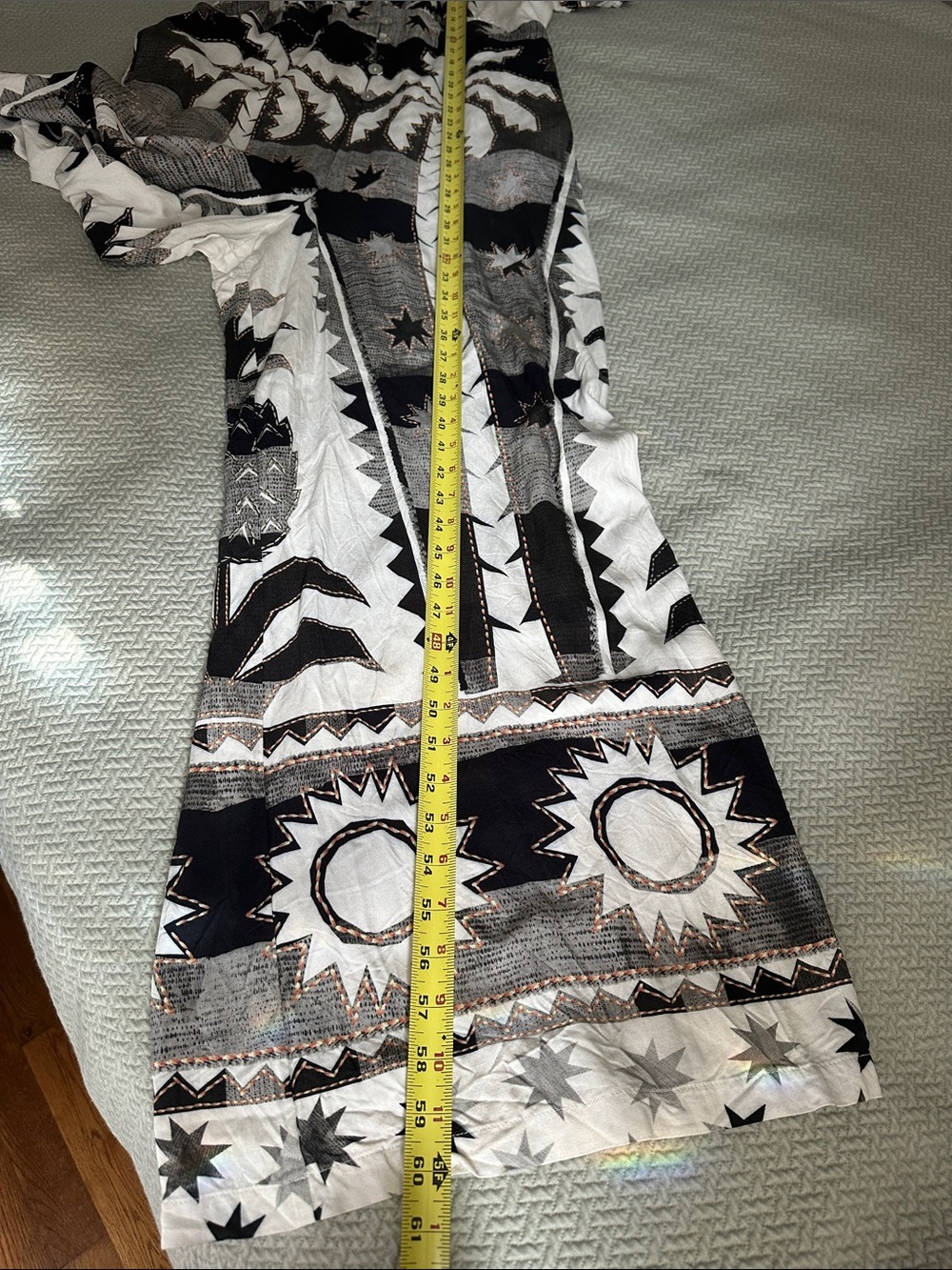 Rio x Anthropologie Sun Palm Tree Tropical Puff-Sleeve
Jumpsuit size XL - Picture 14 of 14